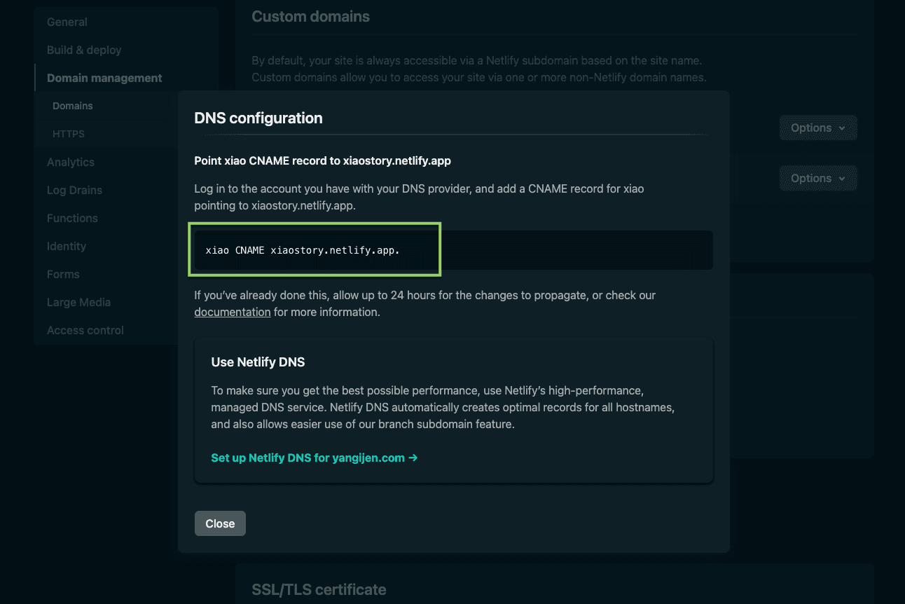 Setup DNS for static page with Netlify and Route 53