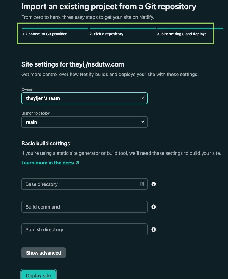 Setup DNS for static page with Netlify and Route 53