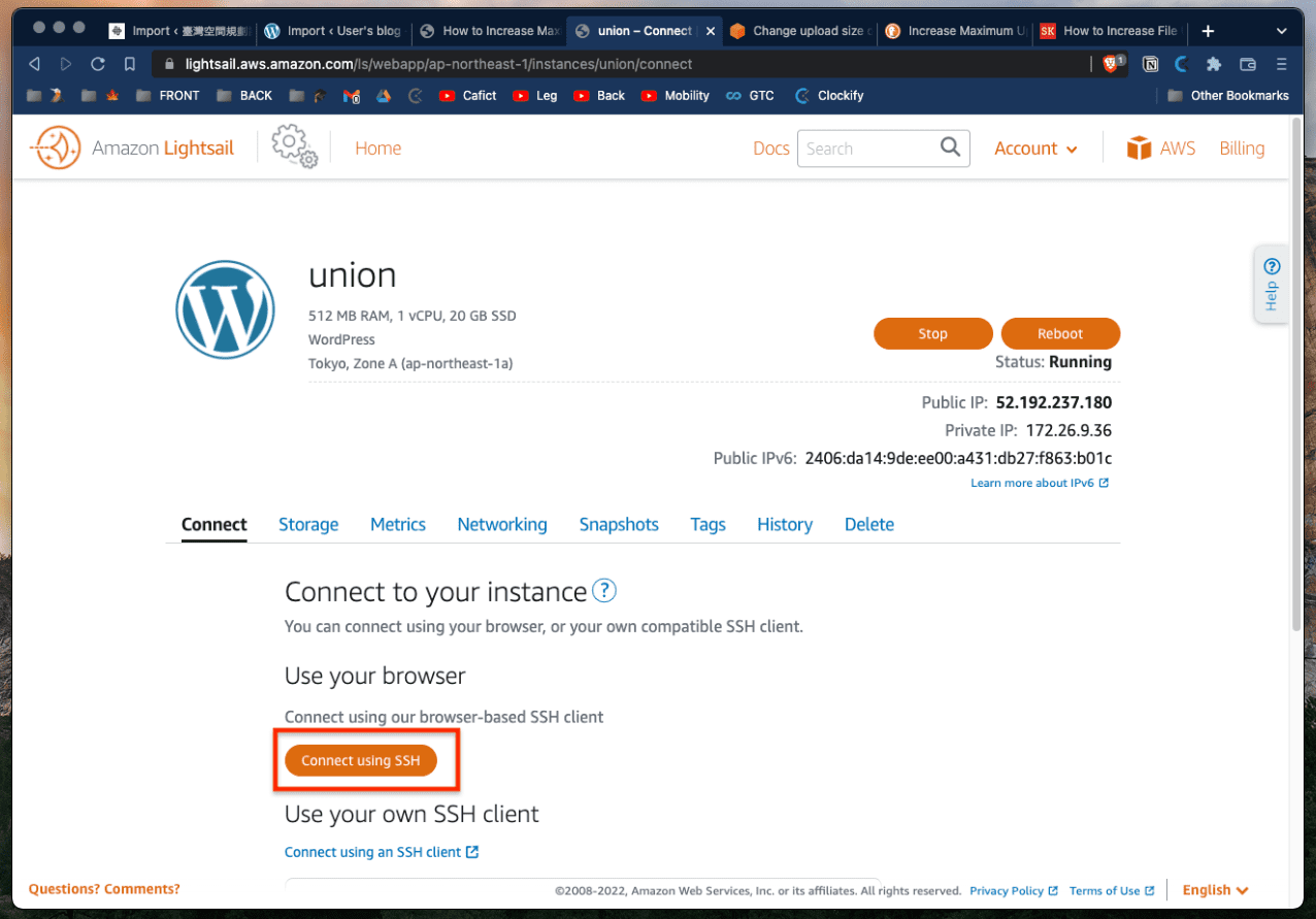 WordPress Migration using plugin All-in-one WP Migration