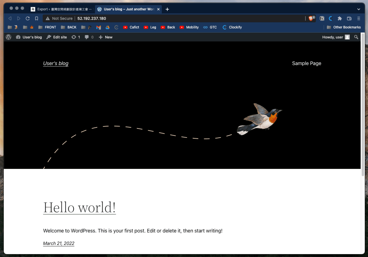 WordPress Migration using plugin All-in-one WP Migration